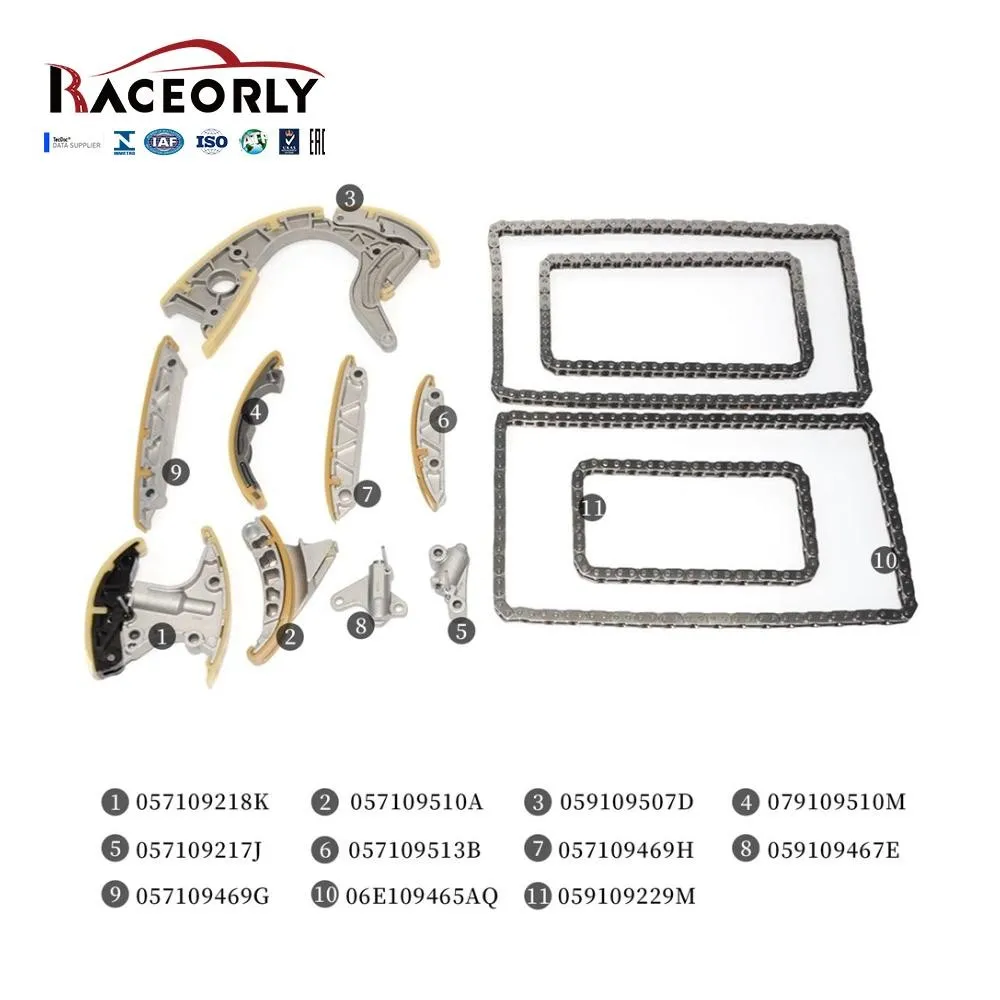 RACEORLY Timing Chain Kit for Audi Q7 VW Touareg CAS Engine 3.0 TDI 059109507D