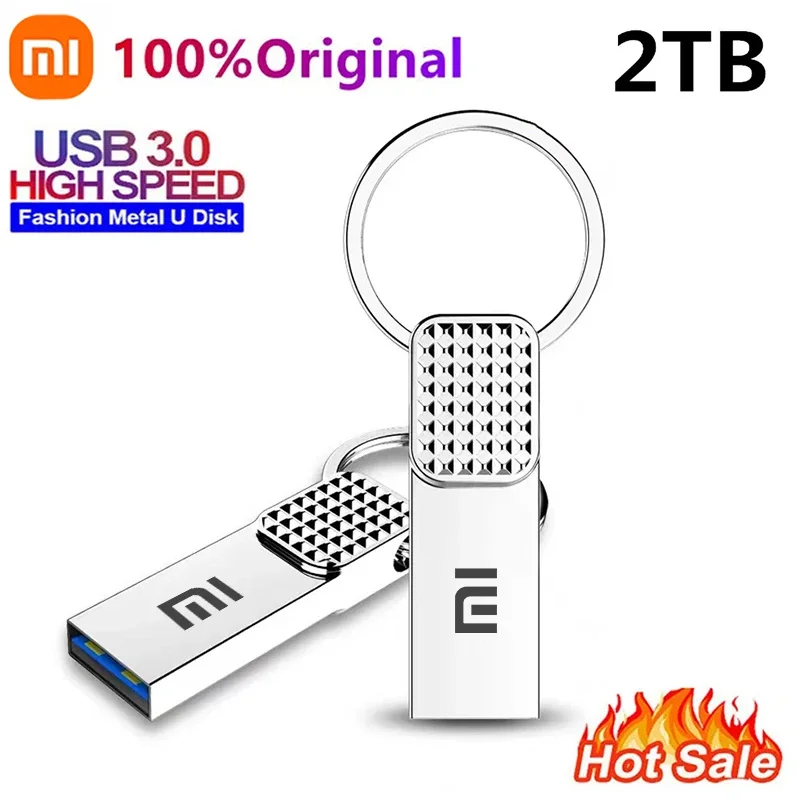 Xiaomi-Pen Drive de 2TB, USB 3,0, transferencia de archivos de alta velocidad, disco U de Metal, 1TB, 512GB, memoria portátil, resistente al agua