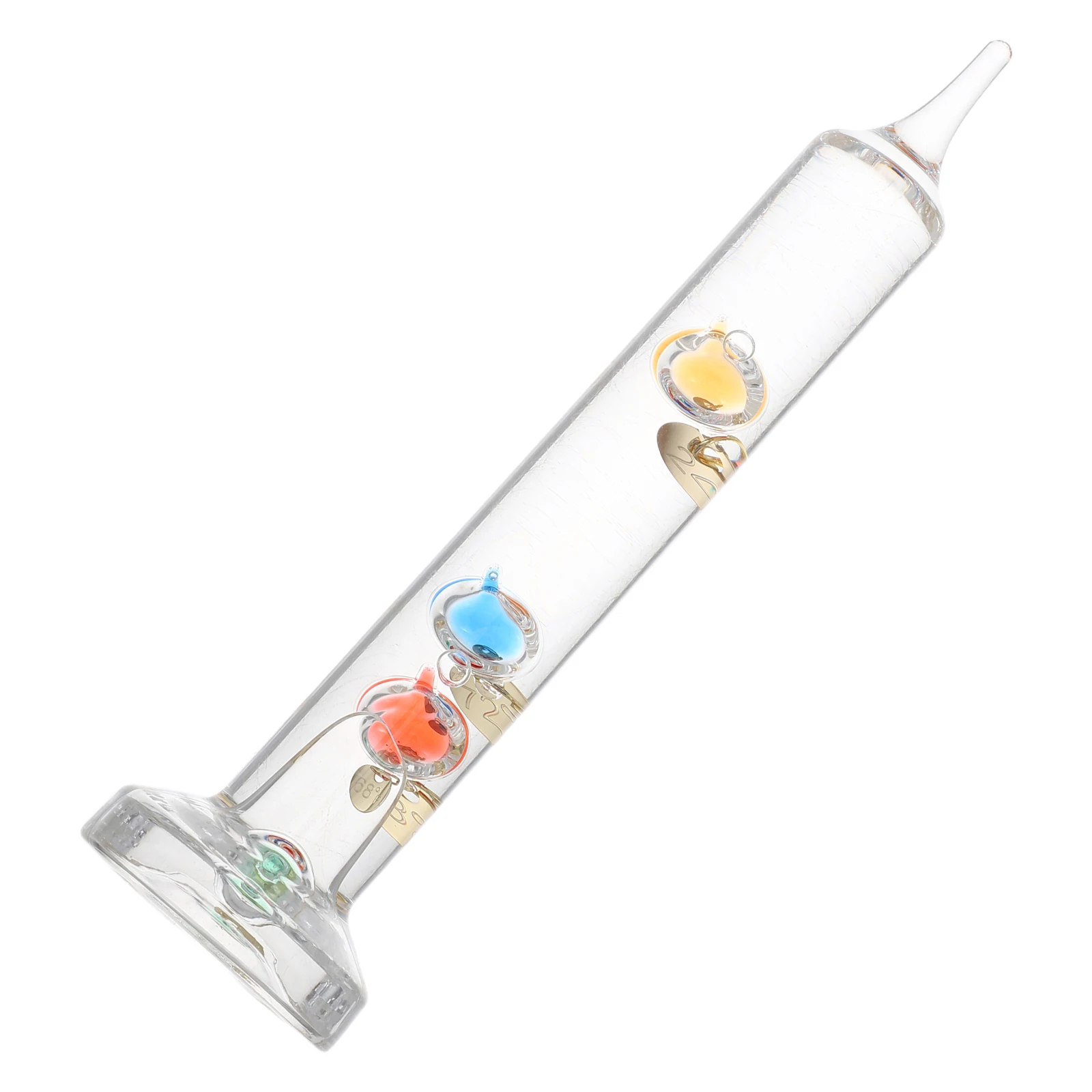 

Galileo Thermometer Decorative Indoor Home Floating for Fish Tank Glass Colored Balls Celsius Classroom
