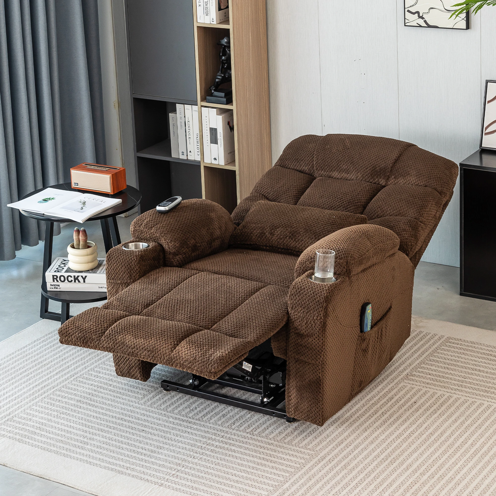 أثاث كرسي كهربائي حديث لكبار السن قابل للتعديل للاسترخاء والترفيه #6