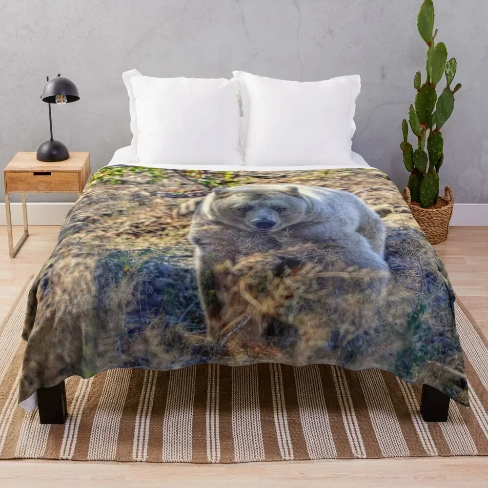 

Spirit of the Bear I Throw Blanket Warm Throw Blanket Gift for Anniversary