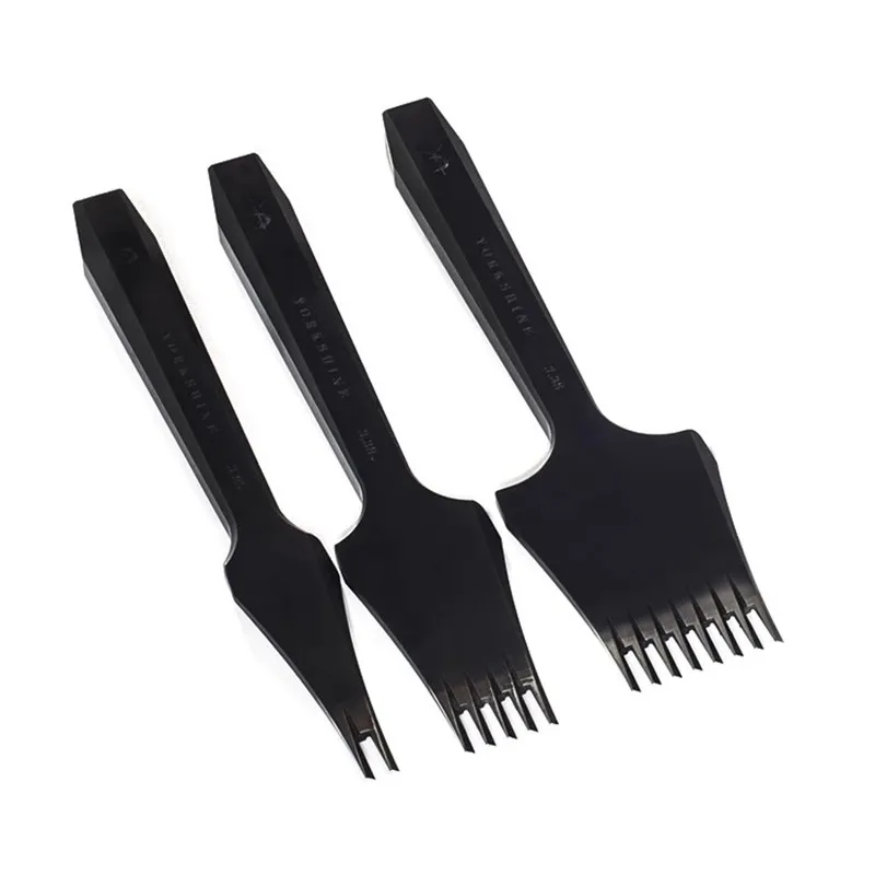 

French Style Leather Tapping Method Punching Claw, 2.7/3.0/3.38/3.85MM SKD11 Mold Steel Hand DIY Leather Punching Tool