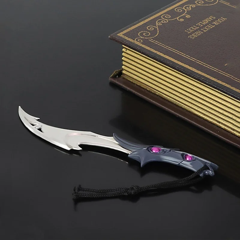 18 سنتيمتر/7.09in Valorant طبق الاصل لعبة الأجهزة الطرفية مفصلة السيف نموذج عرض مكتبي الحلي جمع هدية عيد ميلاد للبنين