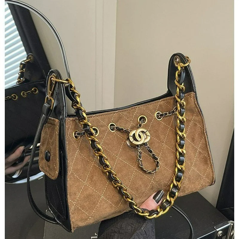 

​ ​ Кожаная сумка премиум-класса 2025 года, трансформируемая сумка через плечо в винтажном стиле для женщин, повседневная сумка «день-ночь»