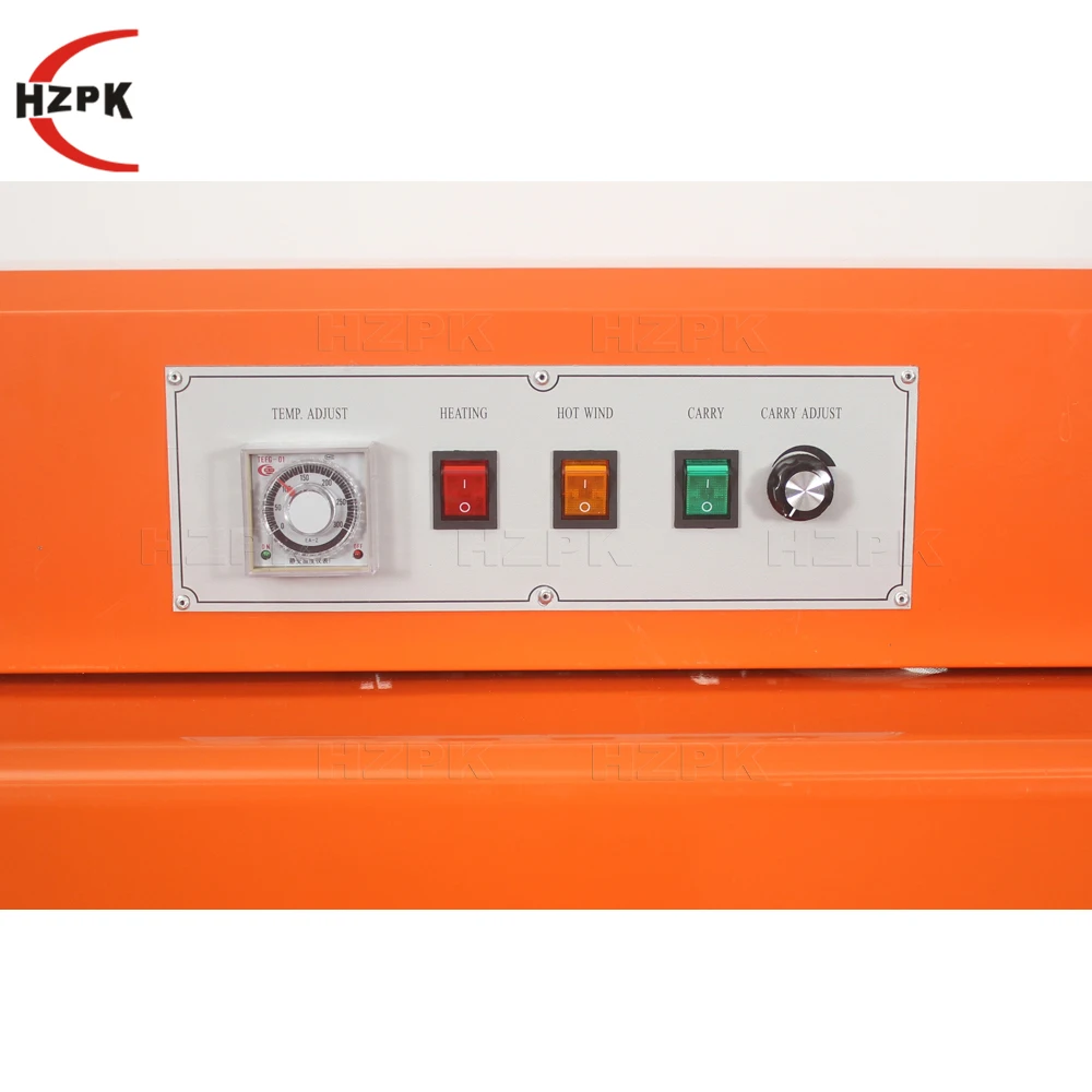 HZPK BS-260 Small Automatic Plastic Bottle Pvc Heat Thermal Shrink Film Tunnel Sleeve Labelling Wrapping Packing Machine