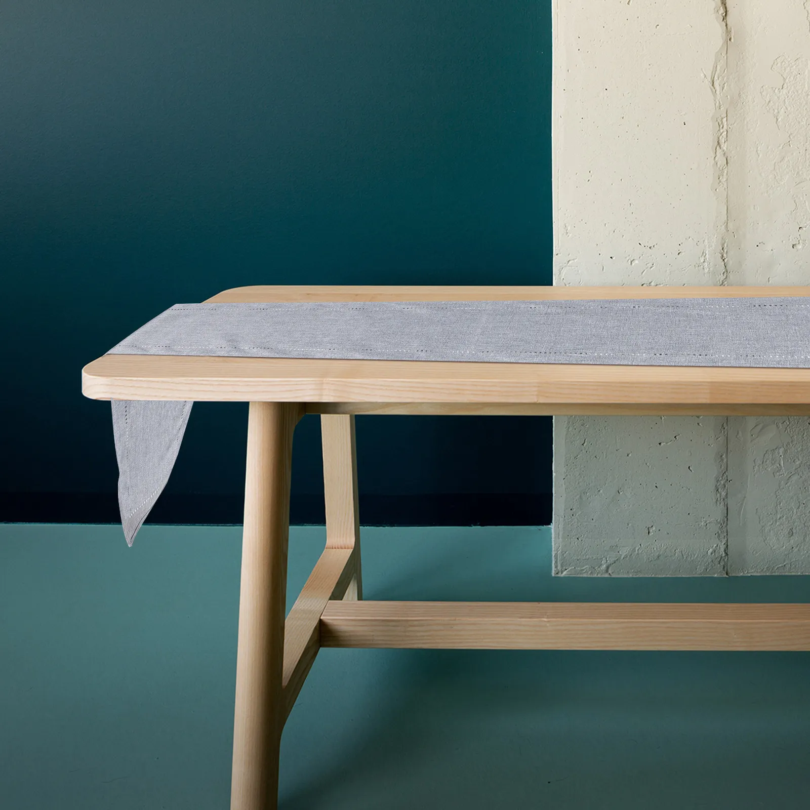 

Кружевная скатерть-дорожка для стола, 70 дюймов, серая, в стиле фермерского дома, для декора обеденного или кофейного стола, для вечеринок и свадеб