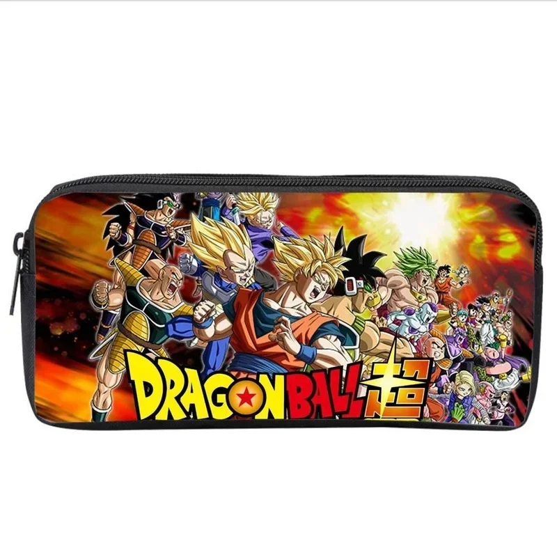 Dragon Ball Son Goku Pen Bag Cartoon Anime Seven Dragon Ball Peripheral Stationery Box Student Boy Single Layer Pencil Case Box