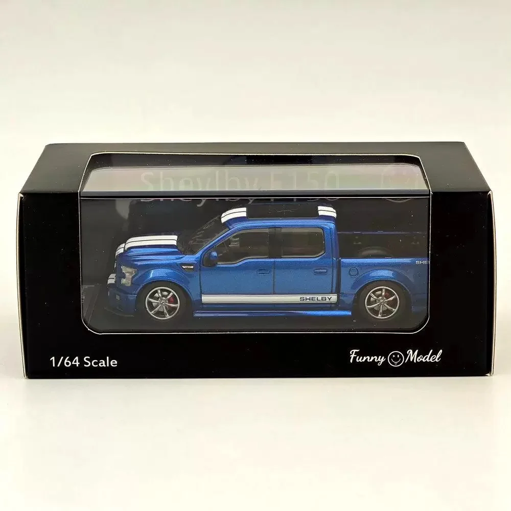 FunnyModel 1/64 Ford F-150 Shelby modèle de voiture en alliage de simulation-Avec accessoires