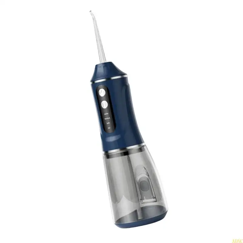 جهاز ري الأسنان الكهربائي المحمول A0NC مع 4 فوهات 380 مل صهريج قابل للفصل 3 طرق نوع إنشاء قابل لإعادة الشحن #5