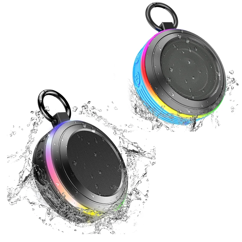 Bluetooth Speaker Waterproof Bathroom Fm Radio Outdoor Portable Subwoofer Sports Speaker Music Center Home Theater