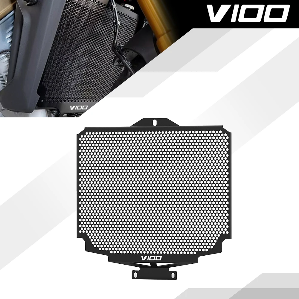 

For Moto Guzzi V100 V 100 Mandello S 2022 2023 2024 2025 V100S Motorcycle Accessories New Radiator Grille Guard Cover Protector