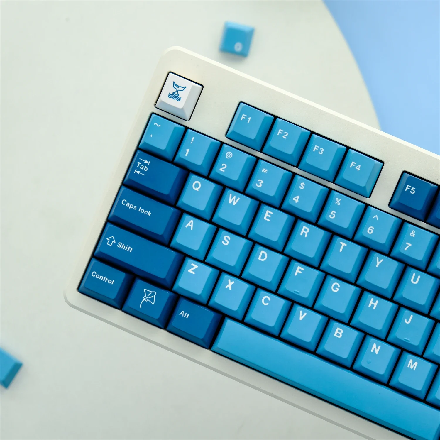 Teclado mecânico original PBT, 129 teclas, High Sublimated Keycaps, Hot Brother Peripherals