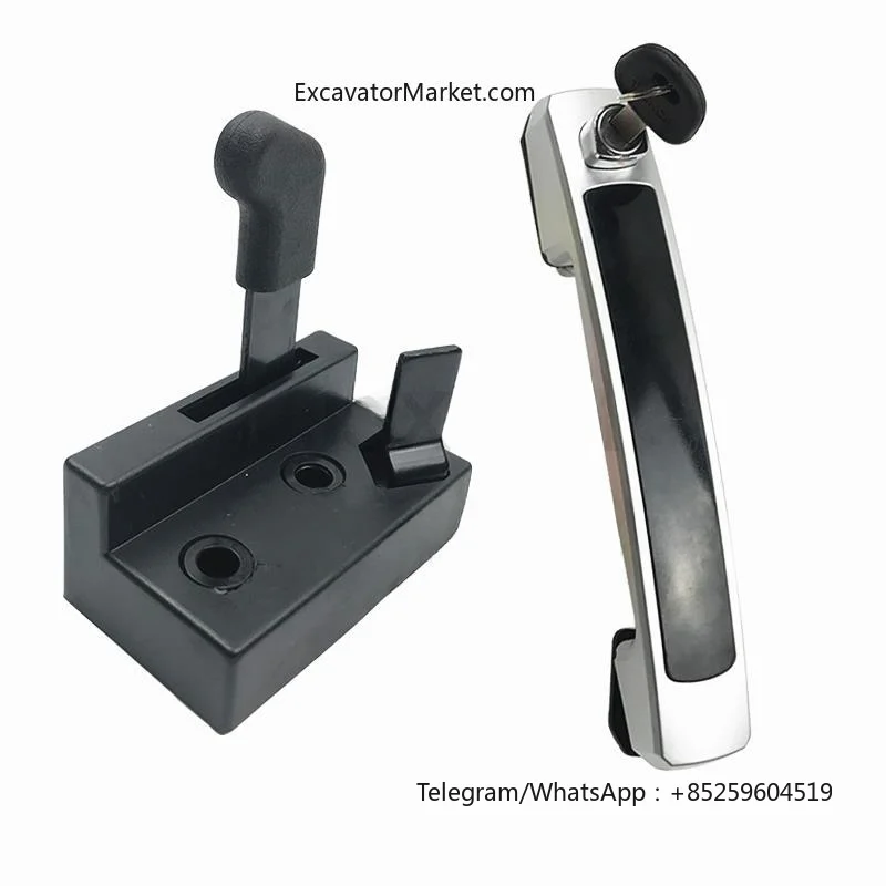 For Hyundai R55-9 60-9 60VS excavator accessories cab door lock outer handle lock body high quality excavator Parts