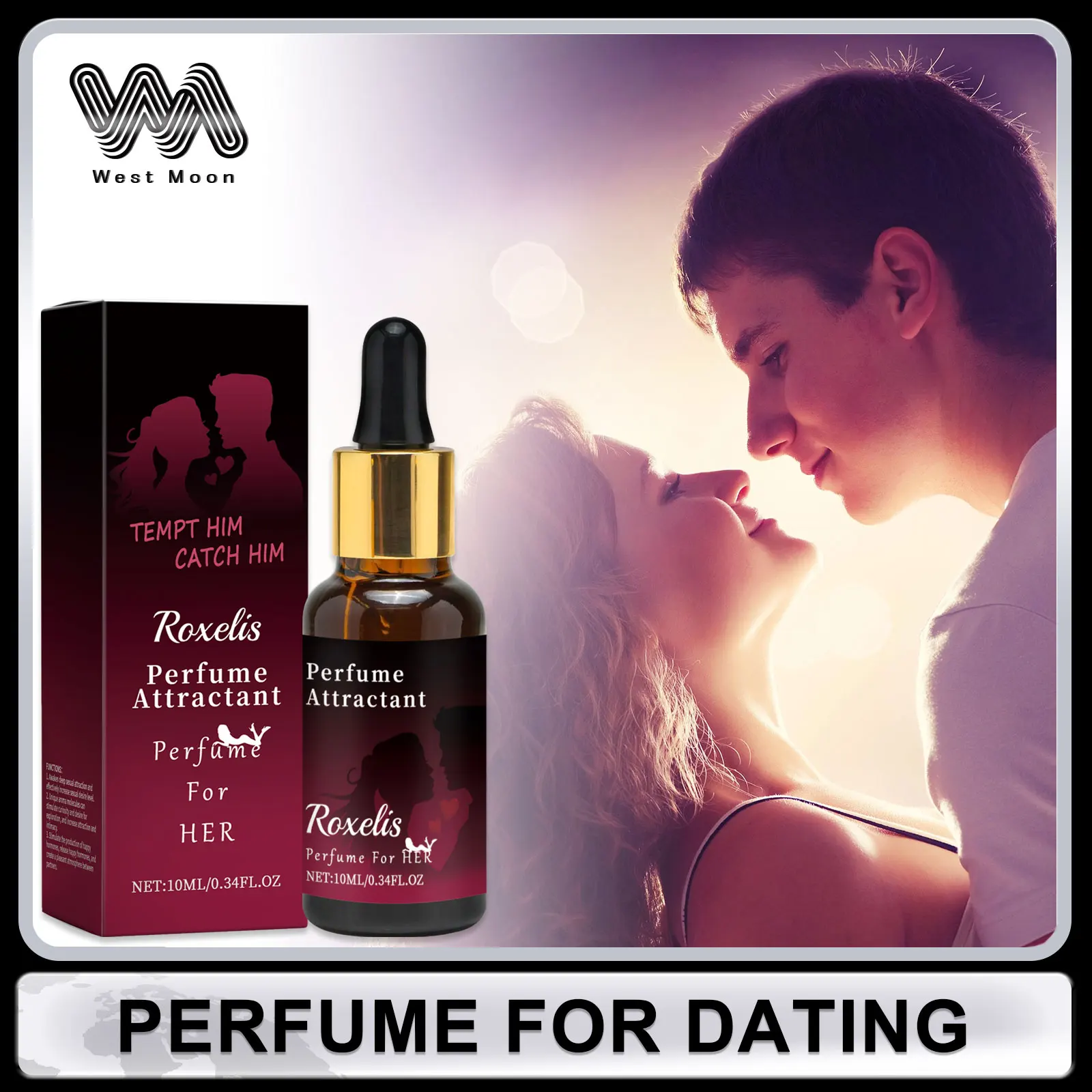 

Perfume for Dating Flirting Long Lasting Fragrance Add on Charms Confidence Boost Temptation Portable Cologne Pheromone Perfume