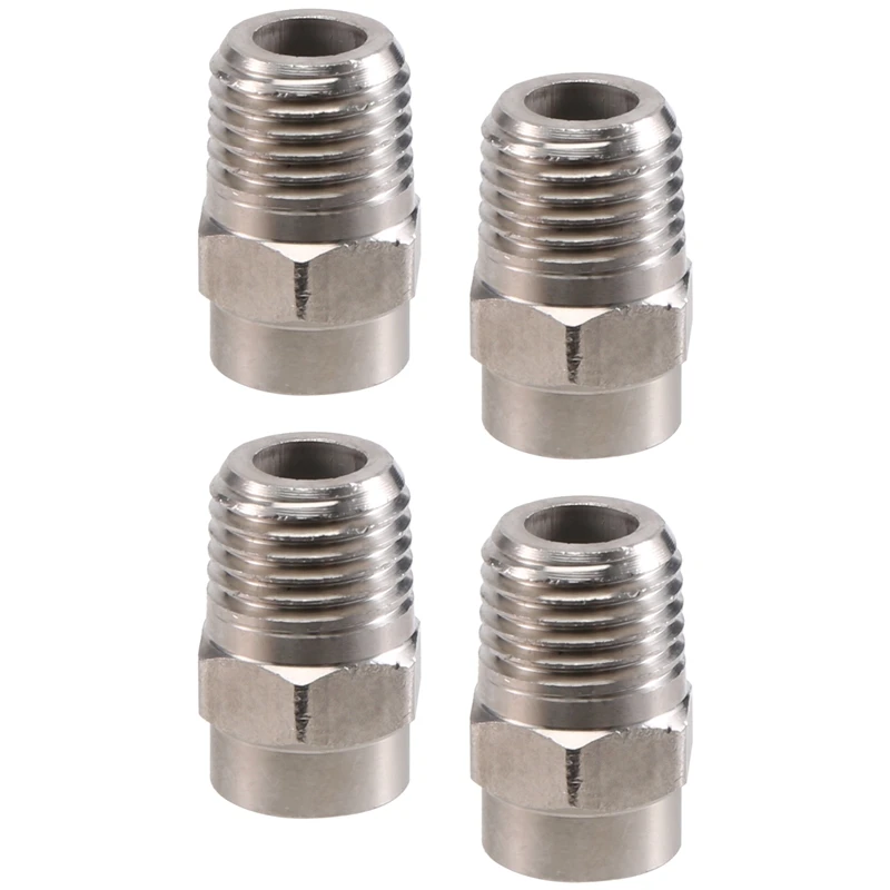 

4 Pcs Pressure Washer Surface Cleaner Nozzle Replacement Thread Type Spray Nozzle To Water Broom And Undercarriage Cleaner,40 De