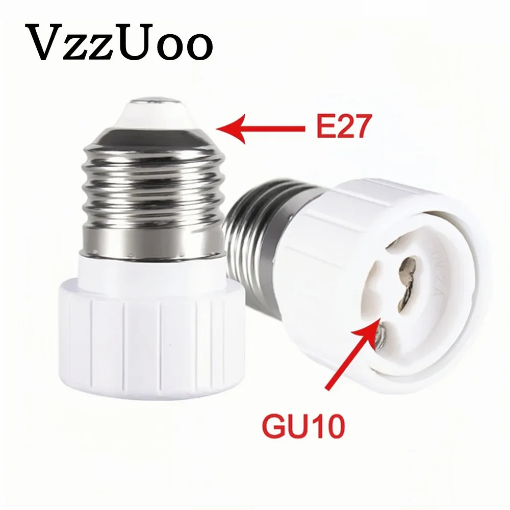 E27 to GU10 Adapter LED Bulb Socket Standard E27 Interface Fireproof Material Suitable For LED Plant Light Cup Halogen Lamp