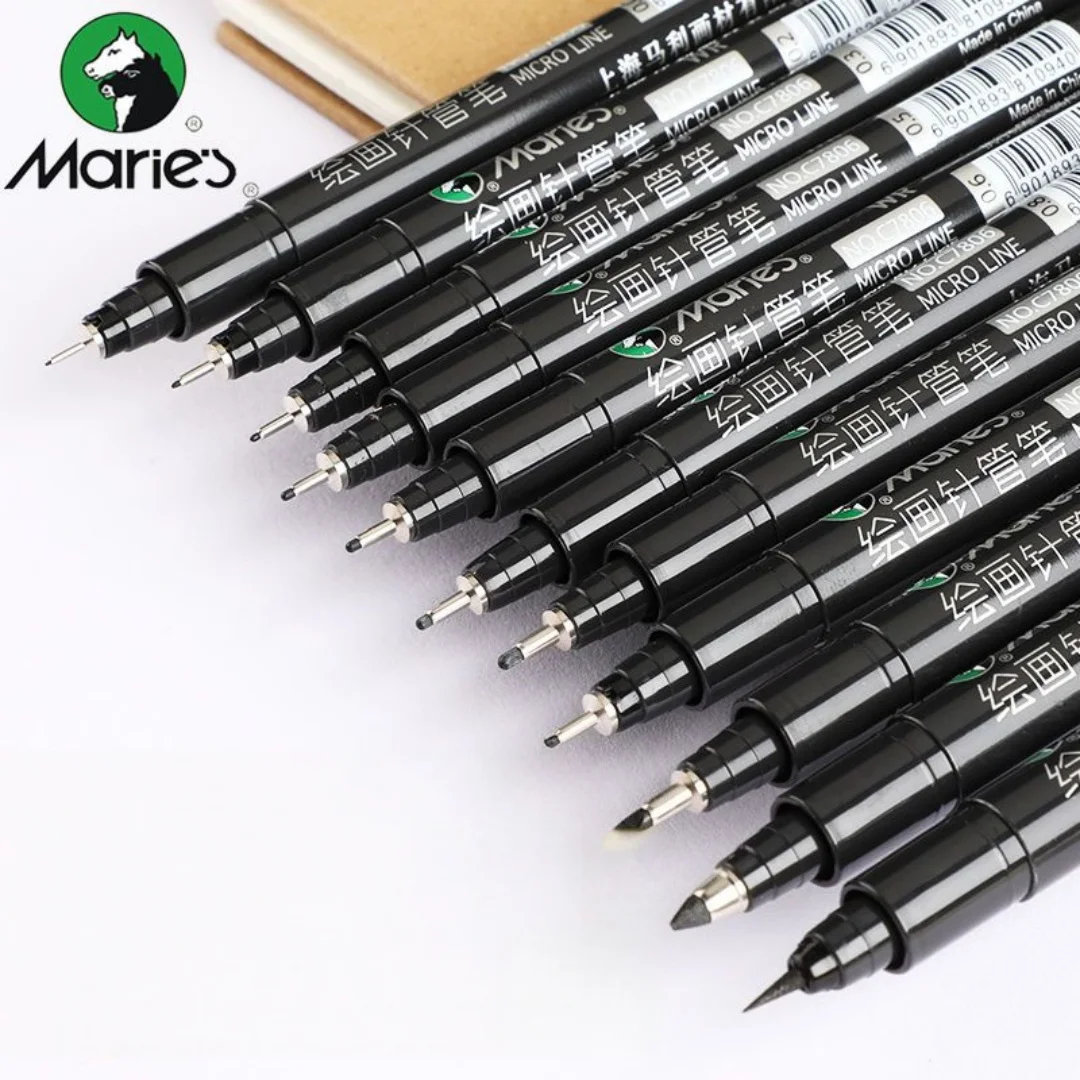 Painting needle tube pen set, waterproof line tracing, special design for architectural sketching and hand-drawn art