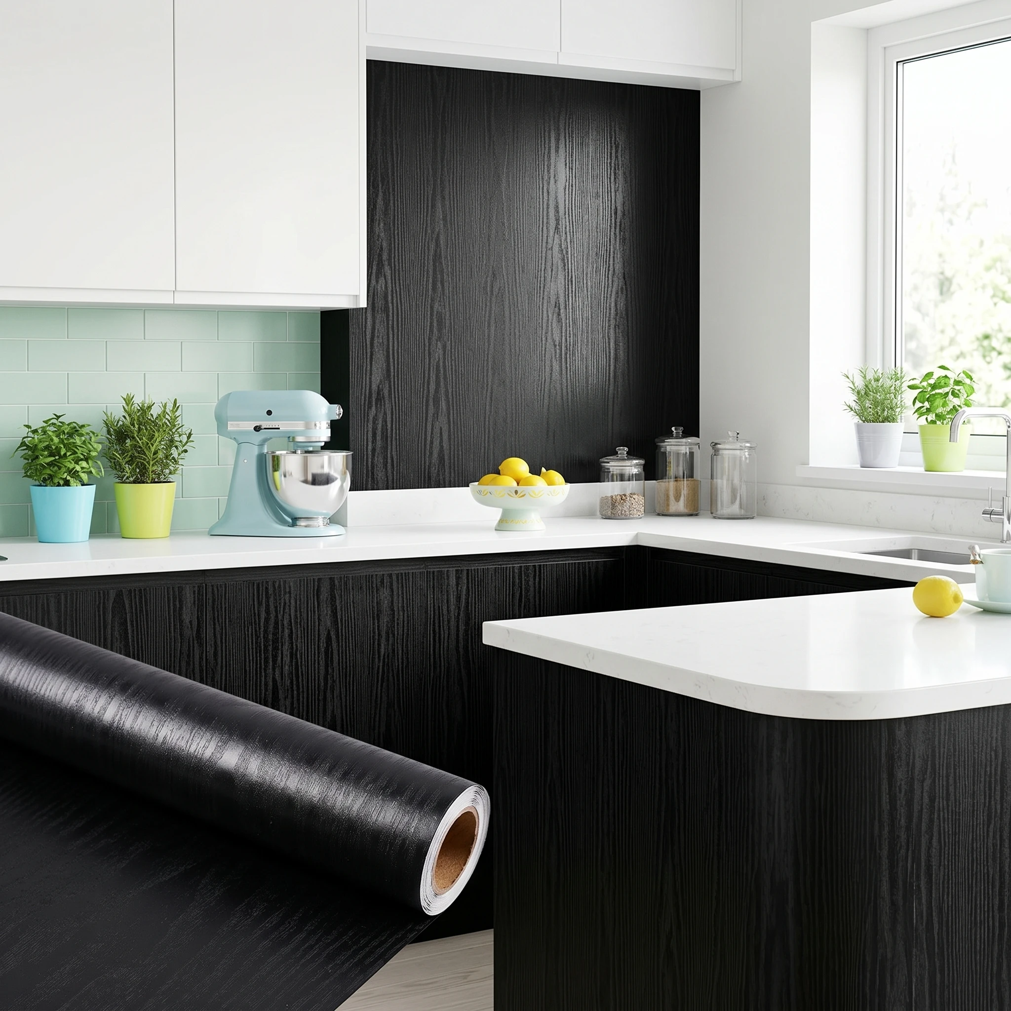 Wood Grain Contact Paper Peel And Stick Vinyl Wallpaper Waterproof Removable Decor Film for Cabinet Desktop Furniture Renovation