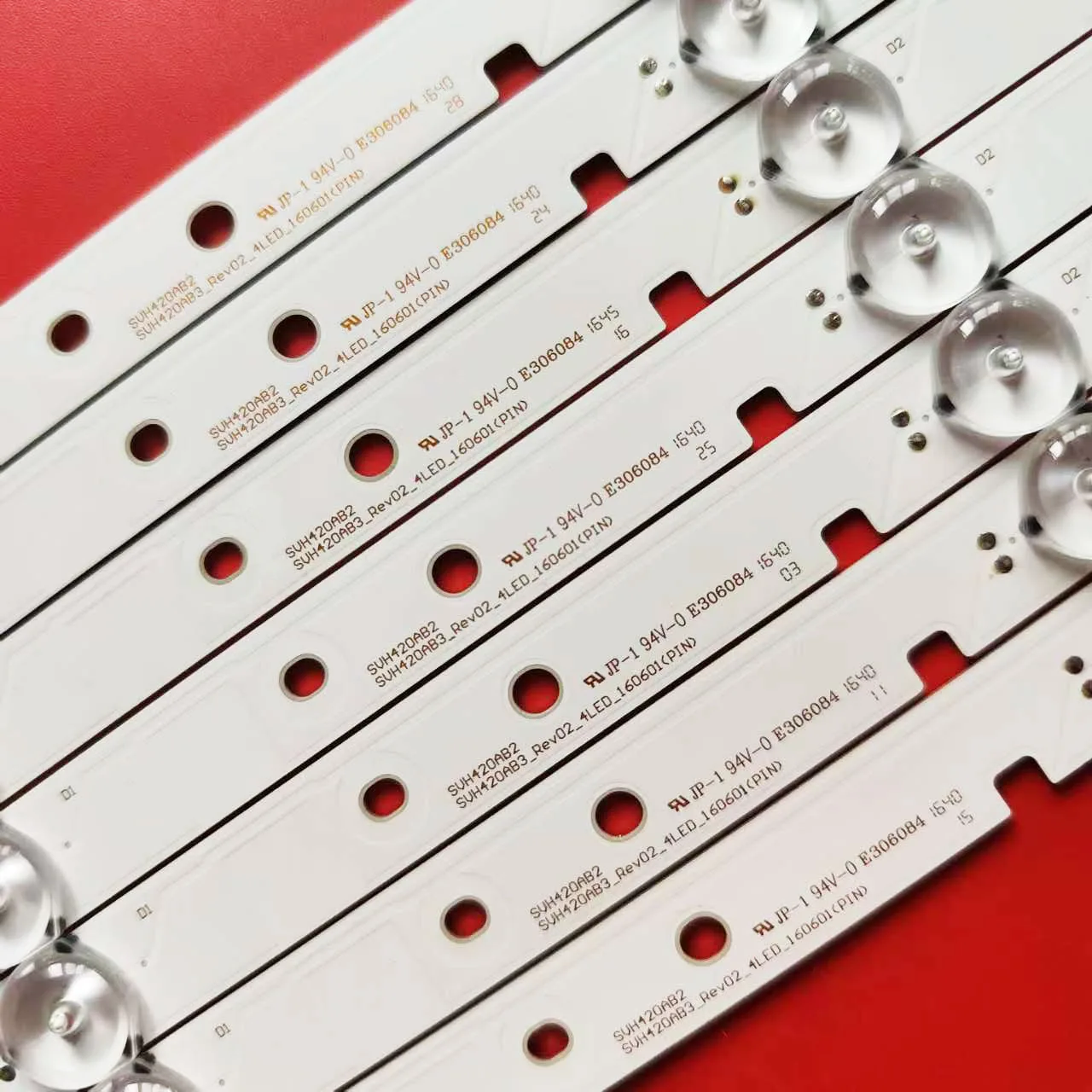 7/14 Uds tira de LED para iluminación trasera para HISENSE LED43M5000U SVH420AB2 SVH420AB3 SVH420AA7_4LED 43H7C 43H7C2 LED43K300U