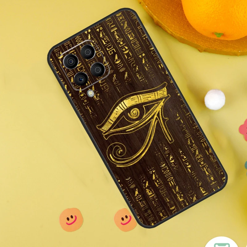 Sacred Eye of Horus Egypt Fresco For Samsung Galaxy M20 M30s M31 M51 M15 M55 M13 M23 M33 M53 M12 M32 M52 M14 M34 M54 Case