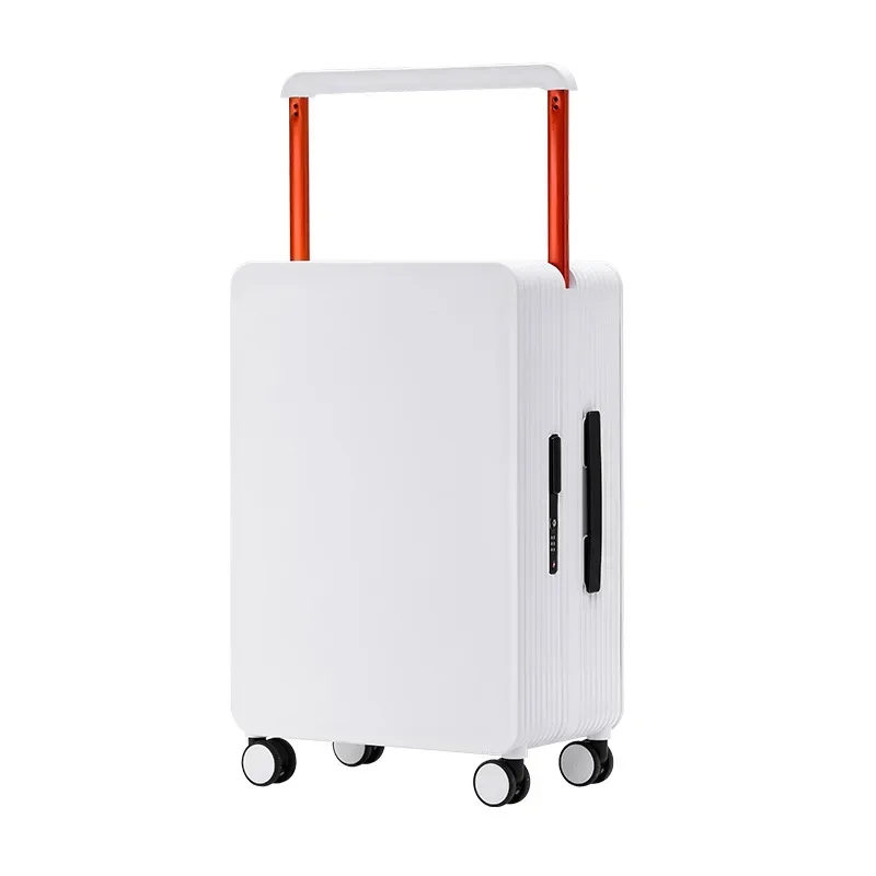 (073) Wide Trolley Suitcase Anti-scratch Double Front 20 Inches