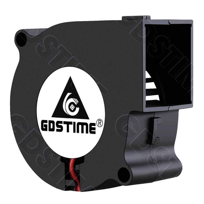 1Pcs Gdstime Brushless DC 12V 24V Cooler Fan 60x60x28mm 60mm 2Pin Centrifugal Blower Fan 6028 6cm Sleeve&Dual Ball Radiator Fan