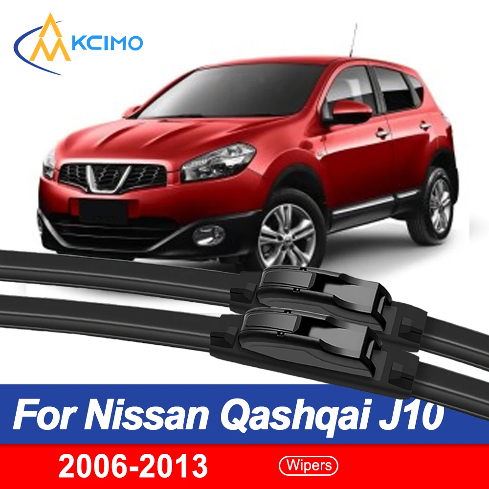 

Car Front Window Wiper Blades For Nissan Qashqai J10 2006-2013 Long Life Rubber Wipers