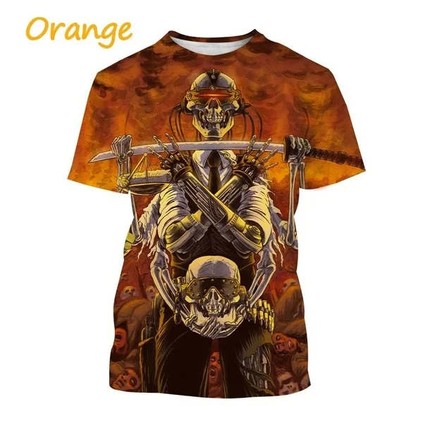 Popular Heavy Metal Rock Band Megadeth 3D Printed Men/Women T-shirts Summer Wild Style Short Sleeve Tee Top Oversized Streetwear