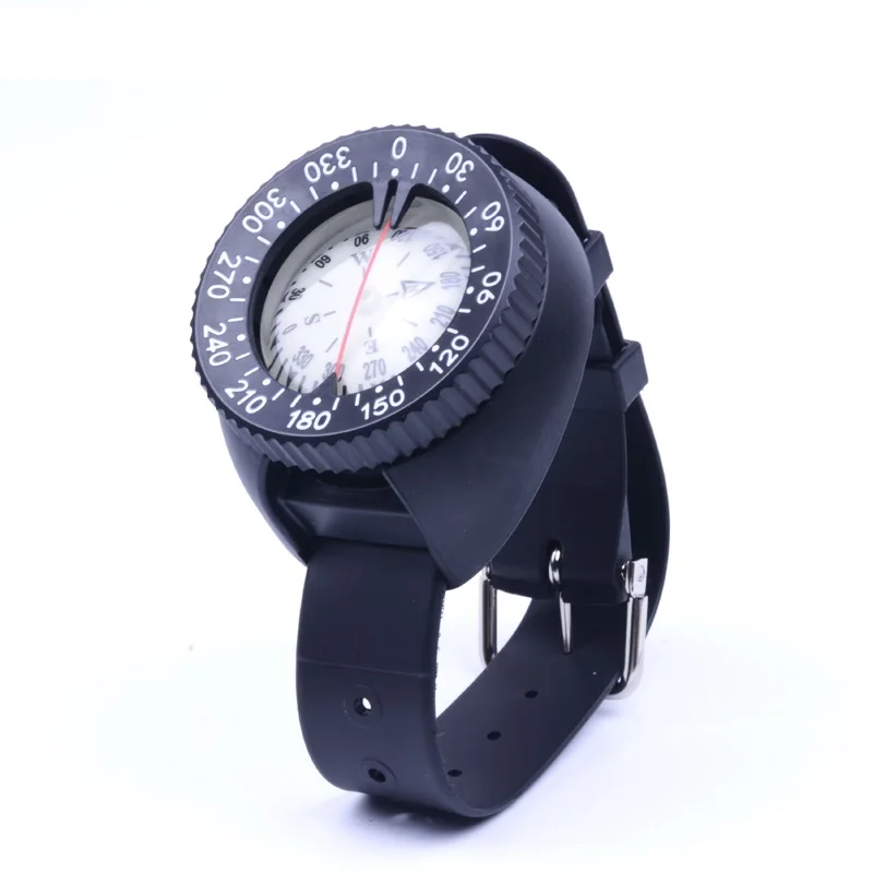 Highly sensitive oil-filled type compass for diving