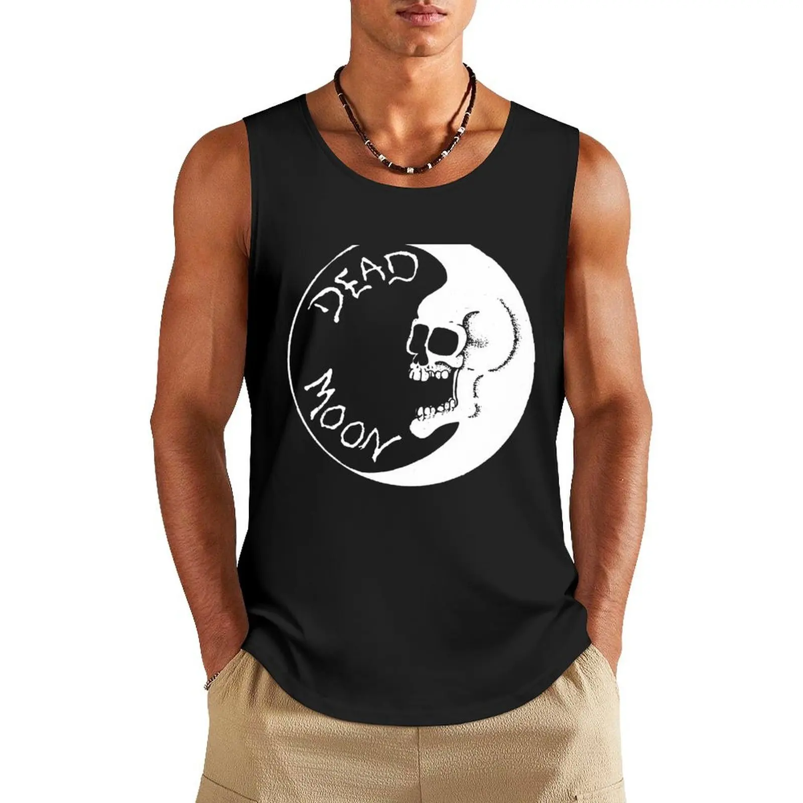 

Dead Moon Tank Top men clothes Man sleeveless shirt Men's fitness t-shirt