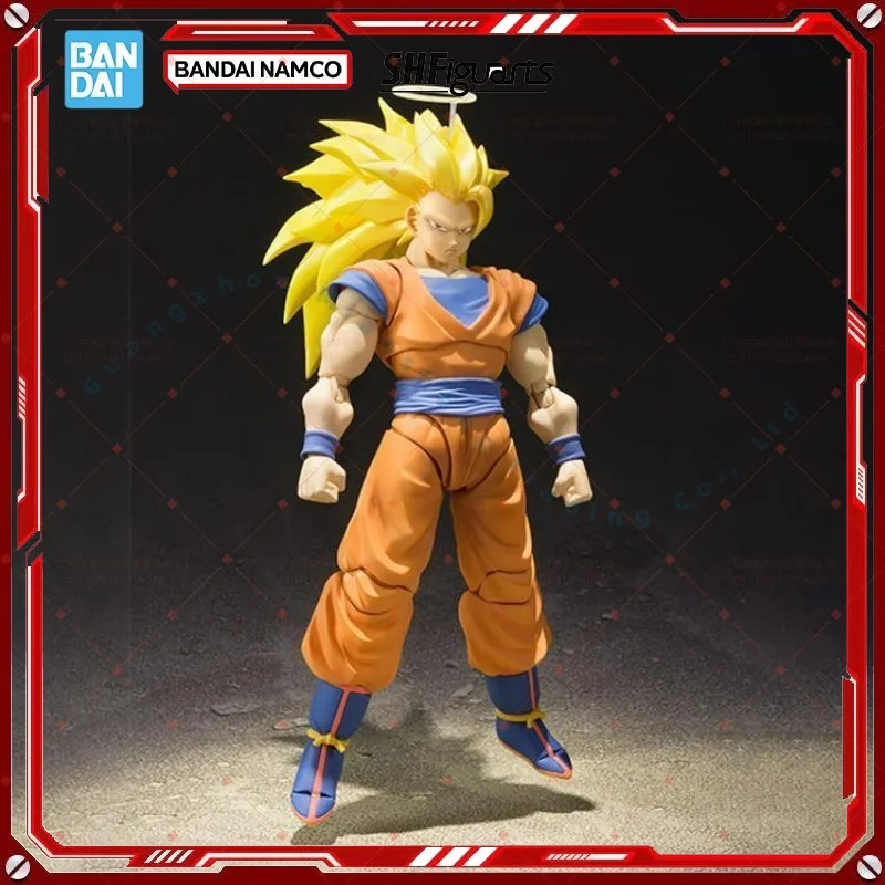 

Wholesale Genuine Bandai Dragon Ball Model Kit SHF Super Saiyan 3 Son Goku Anime Action Figure Collection Finished Model Toy