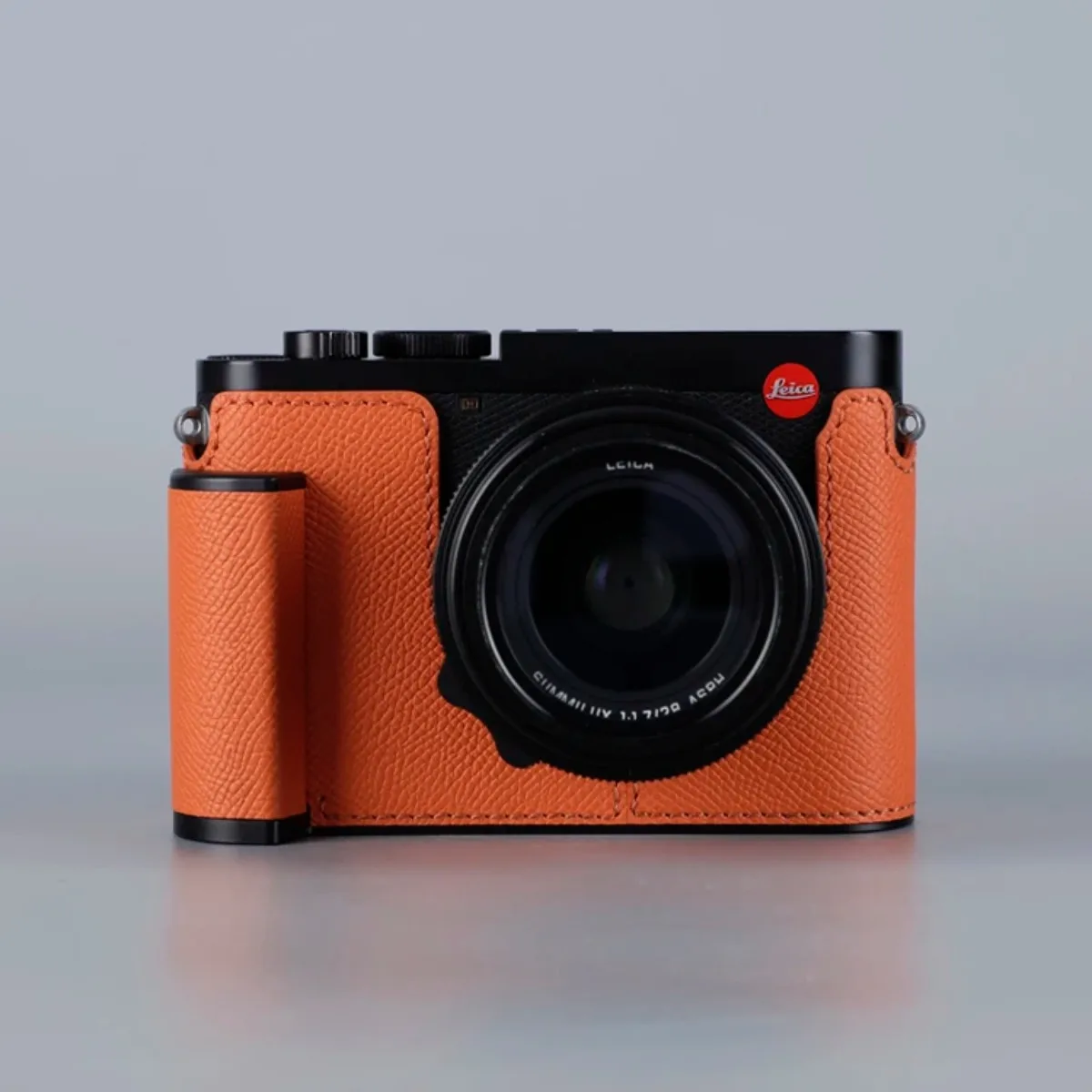 Poignée de protection en cuir véritable pour Leica Q, Q2, QP Typ116, étui pour appareil photo, sac en cuir de vachette, étui de corps