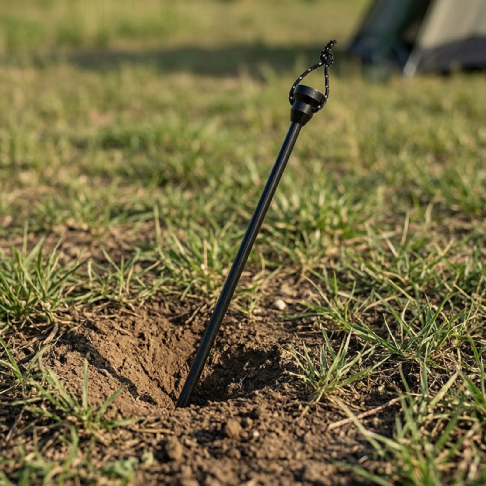 Hanging Outdoor Lighting - Lamp Stand with Ground Stake Sturdy
