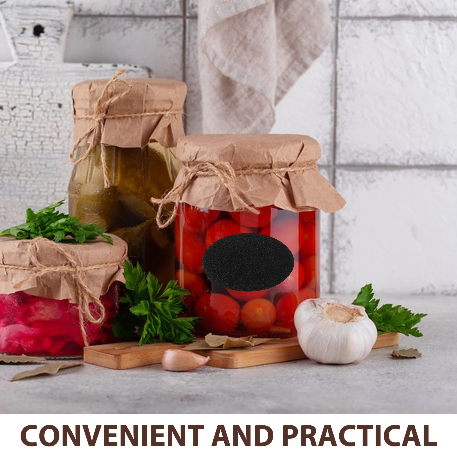 Self-Adhesive Stickers For Kitchen Seasoning Bottles Waterproof Classification Label Oval Bottle Sticker Folder Label