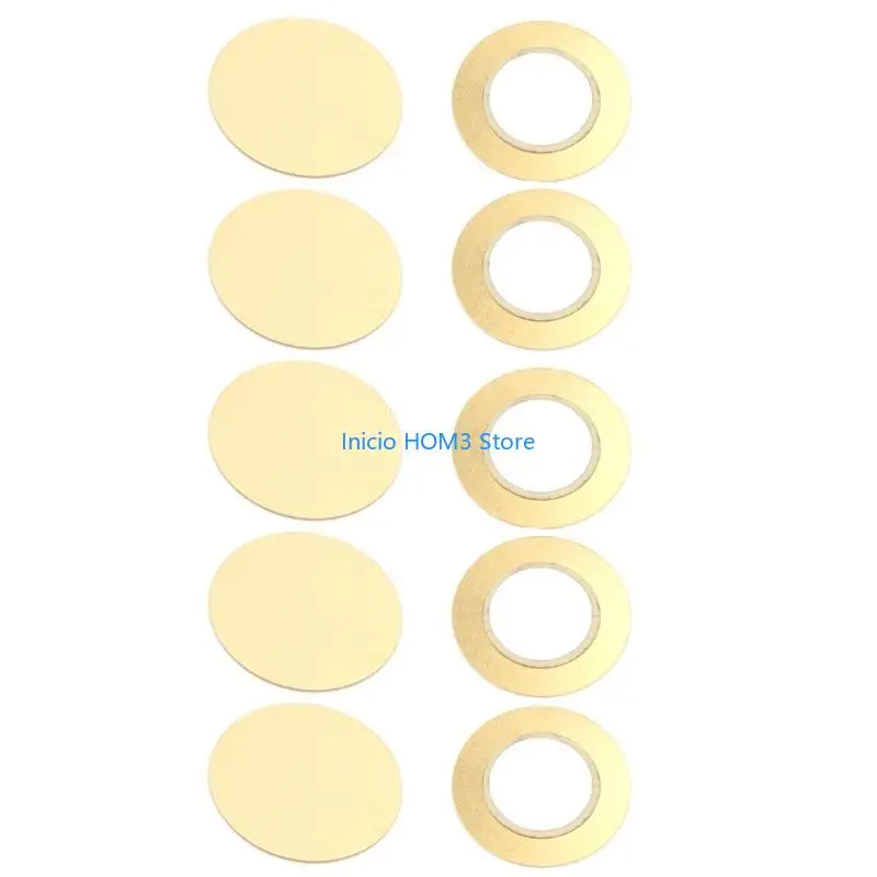 A5YD Pack Of 10 27mm Piezo Ceramic Buzzer Disc For Alarms And Timers Electronic Devices With High Sensitivity And Durability