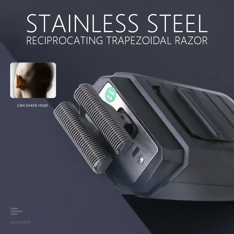 KM-2299 KM-1102 Hair Clipper Professional Electric USB Rechargeable Barber Trimmer Cordless Trimmer Type-c Zero Gapped Cutting