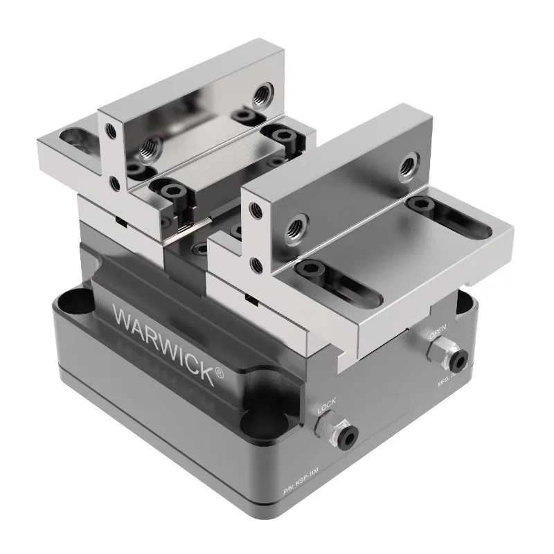 

KSP2-75+YZL-75 Cnc air Vise Workholding Pneumatic Self Centering Vise for 5th Rotary UMC Machine Center