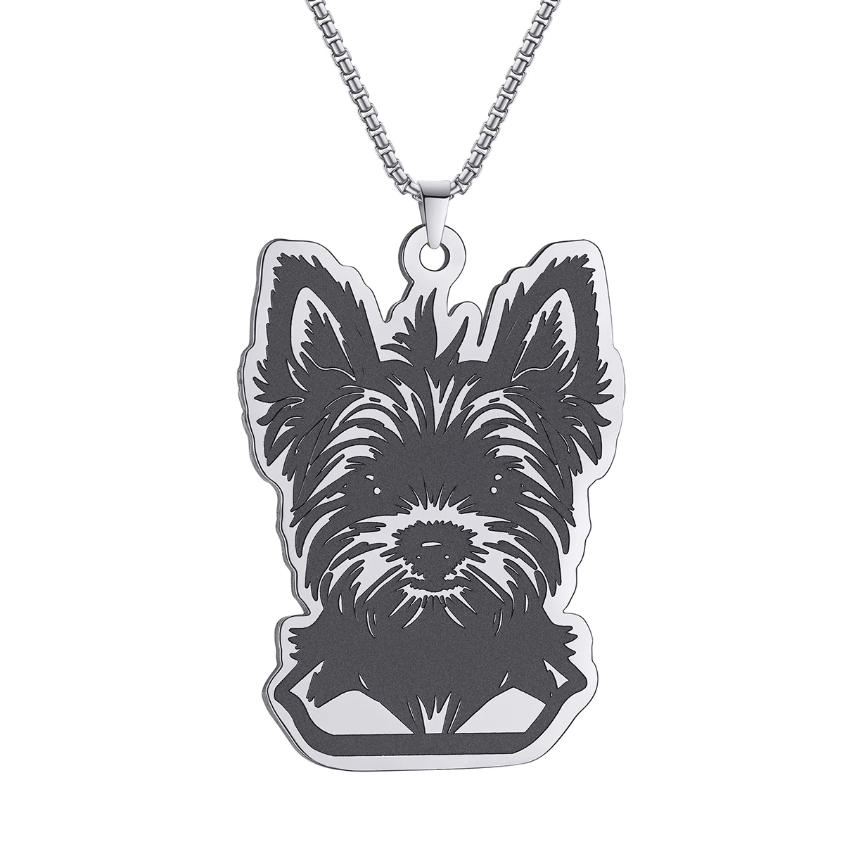 Chandler Yorkshire Terrier Pendant Necklace for Women Men Jewelry Accessories Cute Neck Chain Necklace Birthday Gifts