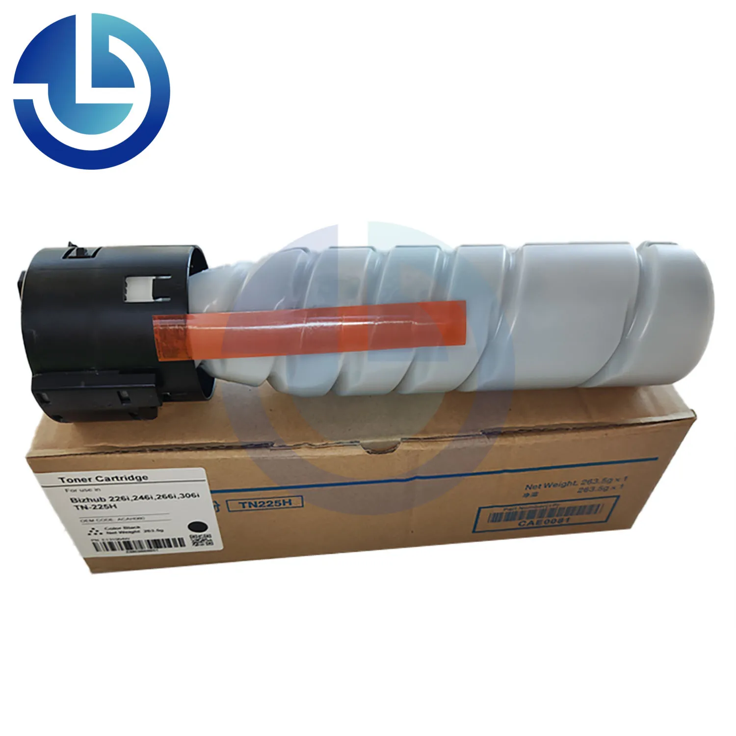 263,5 г Bizhub 226i 246i 266i 306i Совместимый черный тонер-картридж Tomoegawa большой емкости TN225 TN226
