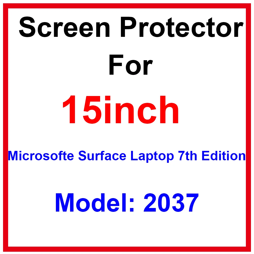 For Microsoft Surface Laptop 7 15inch Screen Protector HD 9H 0.3MM Tempered Glass for Surface Laptop7 15 Clear Protective Film