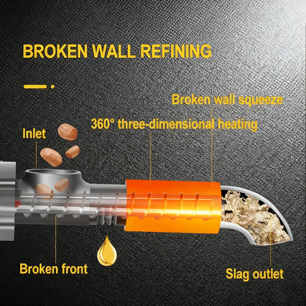 Пресс для холодного и горячего масла из нержавеющей стали для домашнего коммерческого использования, машина для экстракции льна, семян, арахиса, кунжутного масла, кухонная техника