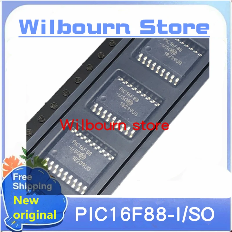 

5PCS~20PCS/LOT 100% NEW PIC16F88-I/SO PIC16F88T-I/SO PIC16F88 -I/SO SOP18 Microcontroller chip