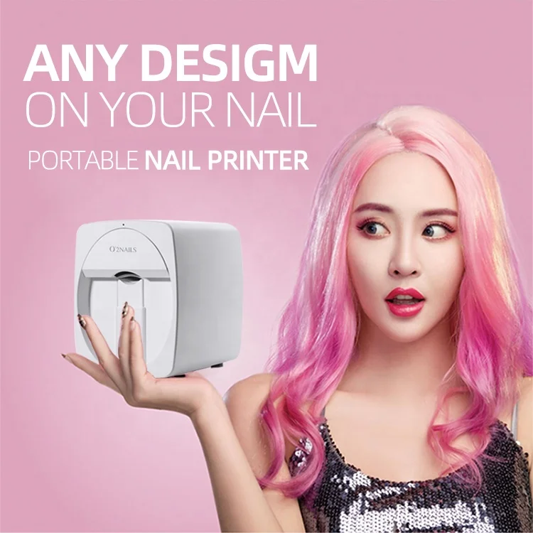 professional mobile nail color art wrap printer cartridges nail printing machine