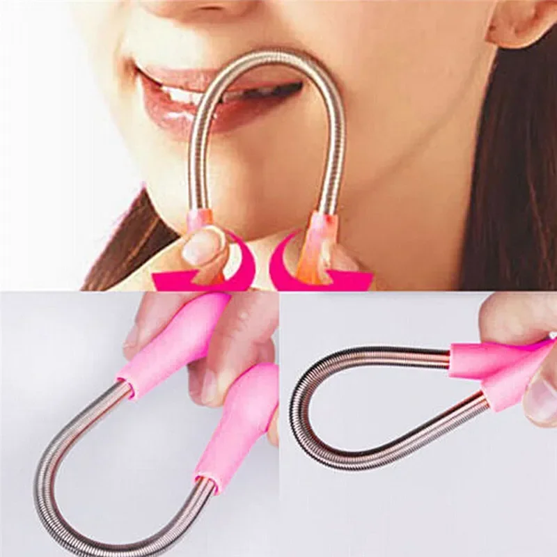 

1PC Facial Hair Remover Epilator Epistick Depilatory Spring Face Threading Tool Facial Hair Removal Women Makeup Tools