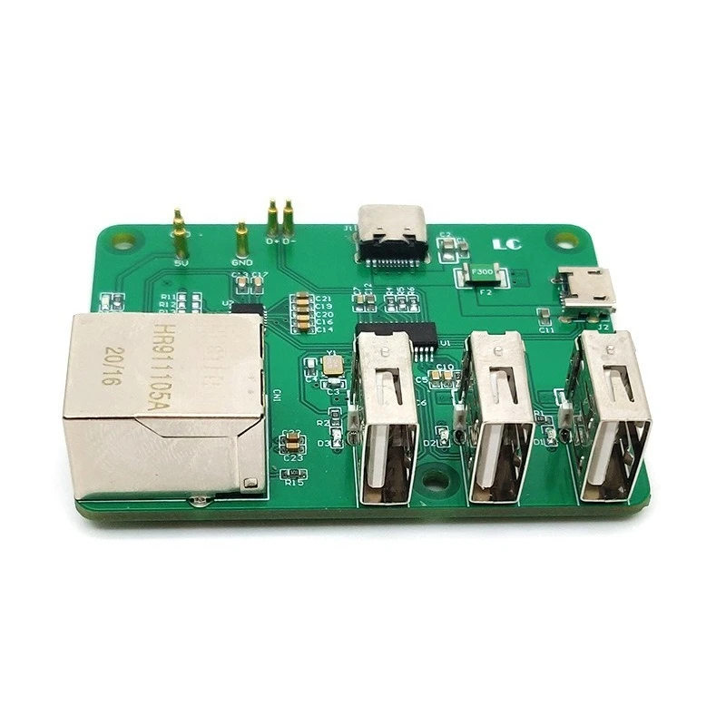 For Zero Network HUB Expansion Board USB To Ethernet HUB Hub