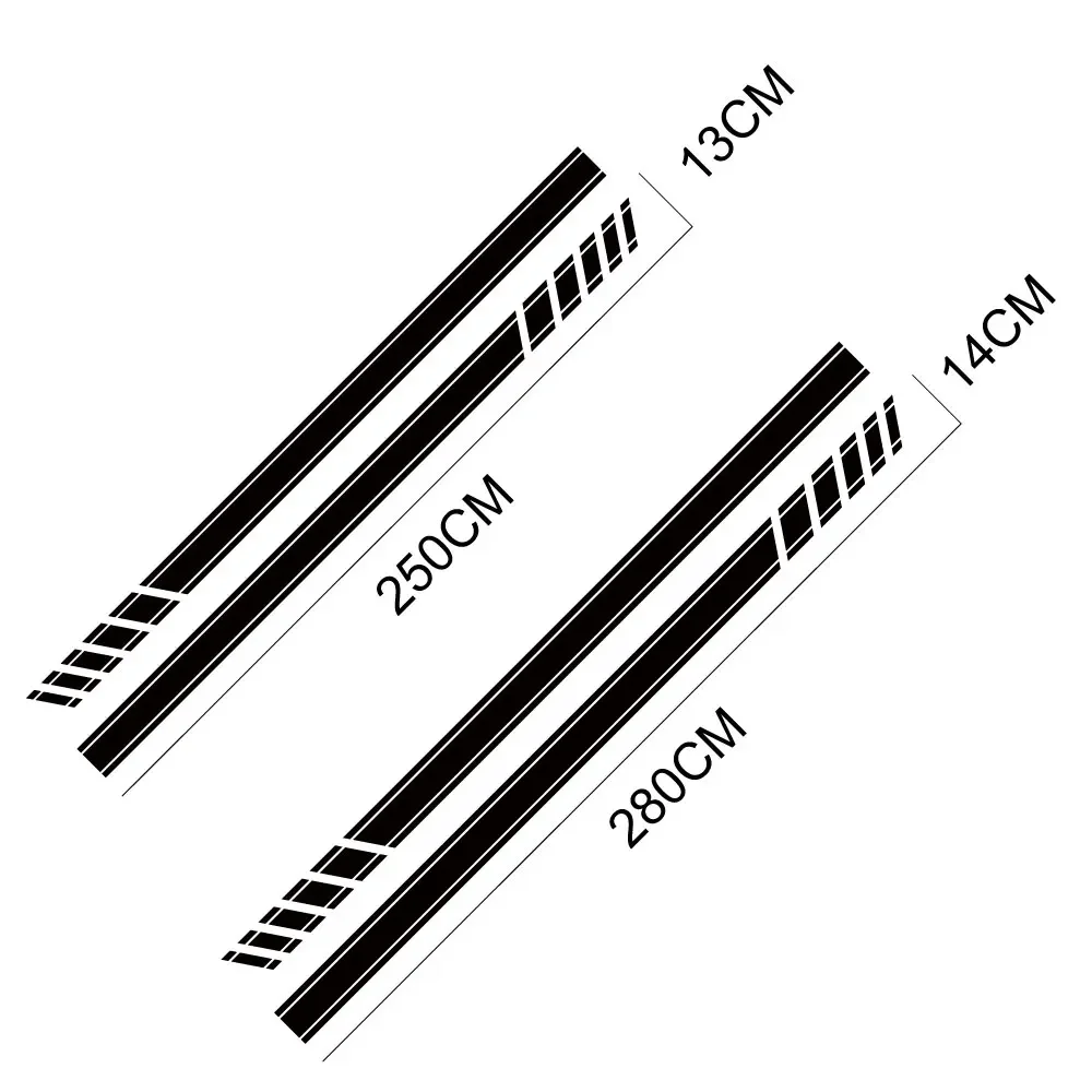 Car Door Stripes Stickers For Renault Trafic 3 2 Fiat Talento Nissan NV300 Vauxhall Vivaro Camper Van Vinyl Decals Accessories view 5
