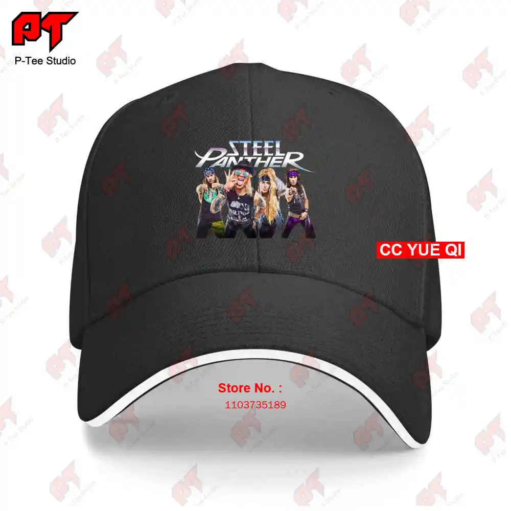 Steel Panther Old School Rock Band Logo Baseball Caps Truck Cap BPXD