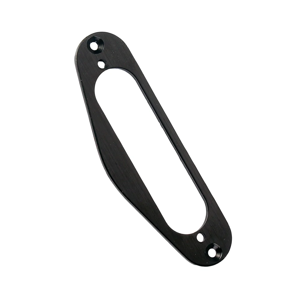 Guitar Pickup Frame Mounting Ring Single Coil Flat Humbucker Pickup Ring for ST Style Electric Guitars GB407A (Black)