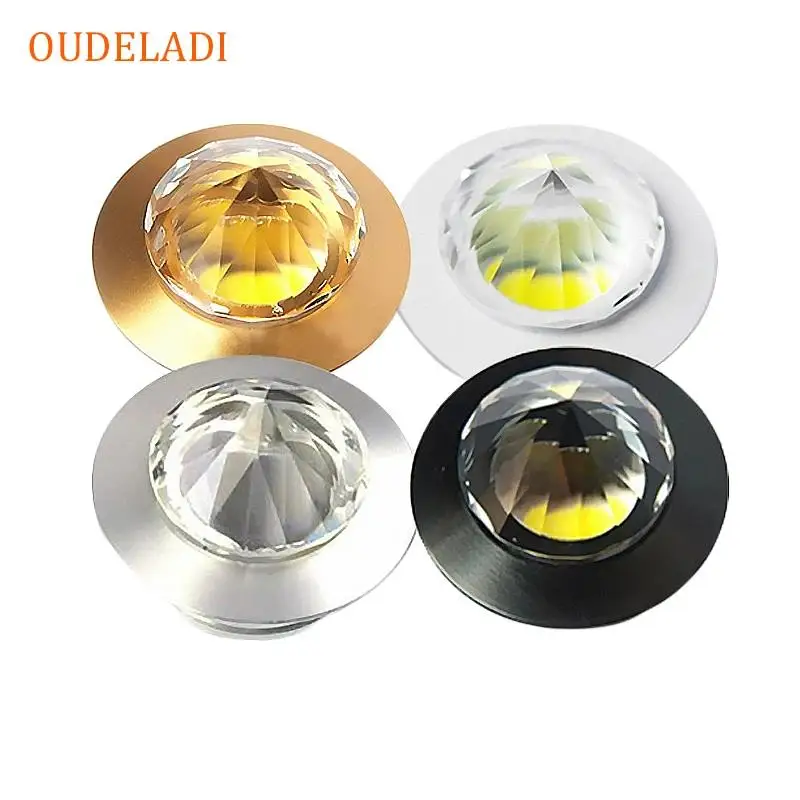 4pcs LED spot light mini 3W  home decoration wine cabinet spot light Diamond Shape crystal downlight jewelry cabinet light