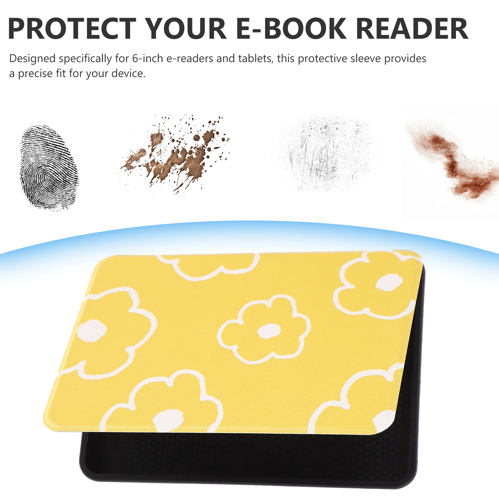 

Ebooks Cover Protective Case Vintage Style Reusable Pu Sleeve For Electronic Reader Ultra-Thin Lightweight Cover For Ebooks